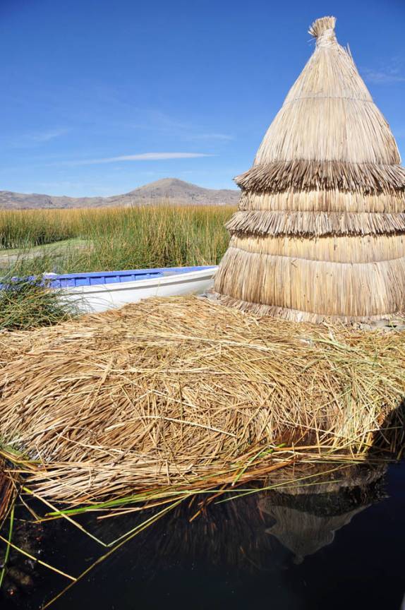 No caminho para Amantani, nossa volta às Islas Flotantes, próximo à Puno, no Peru